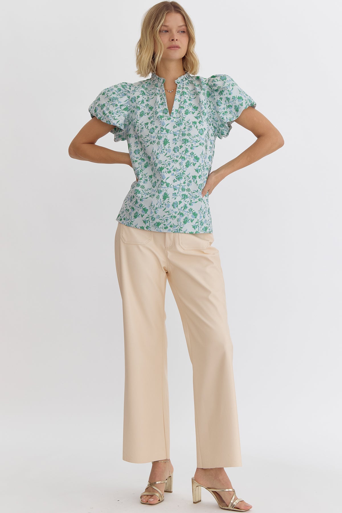 The Lillian Floral Blouse