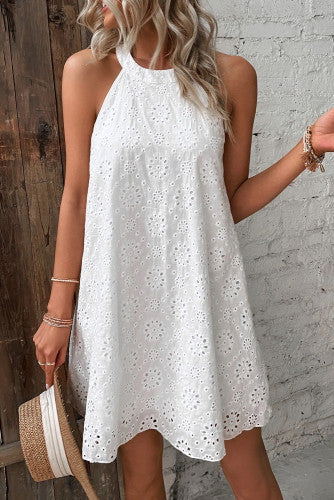 It Was Easy Eyelet Dress