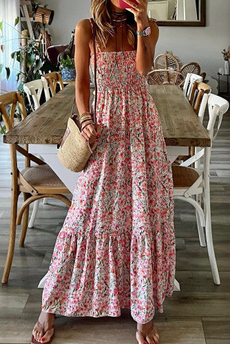 Let’s Get Away Floral Maxi