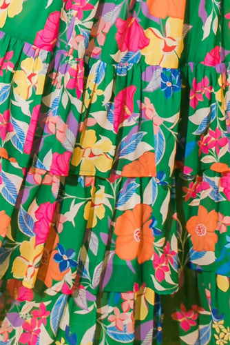Tropical Days Floral Maxi Dress