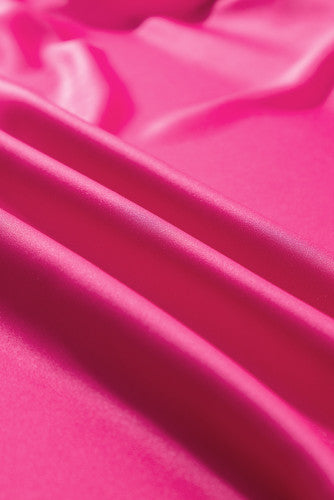 Hot Pink Satin Dress