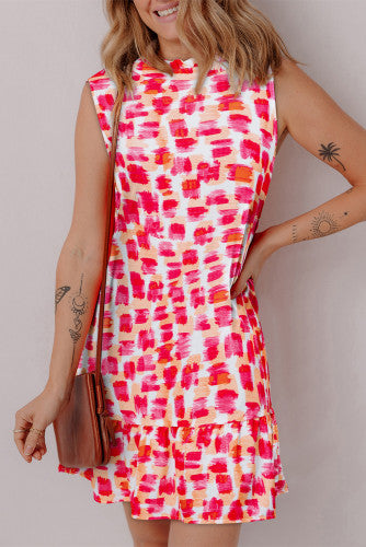 Pink Abstract Dress