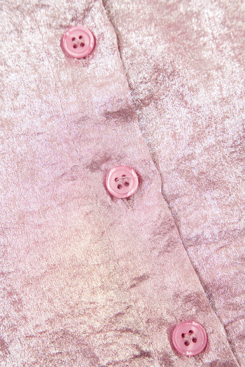 Shine Bright Pink Metallic Shirt