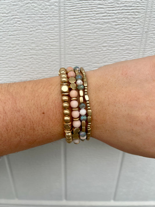 Gold Goddess Bracelet Set