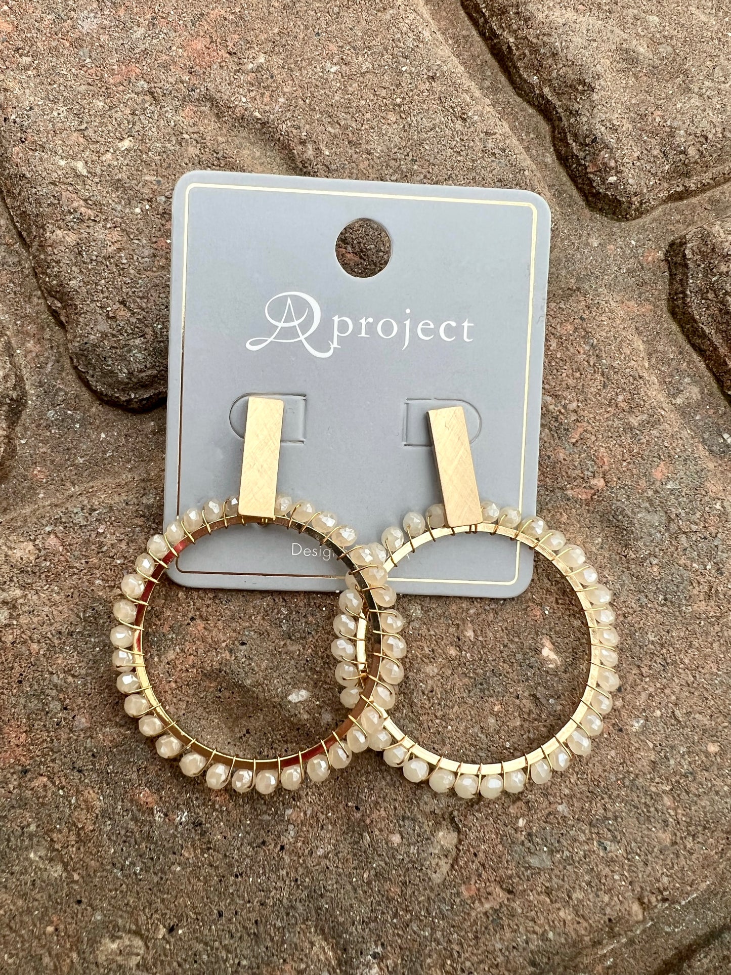 Glamorous Gold Hoops