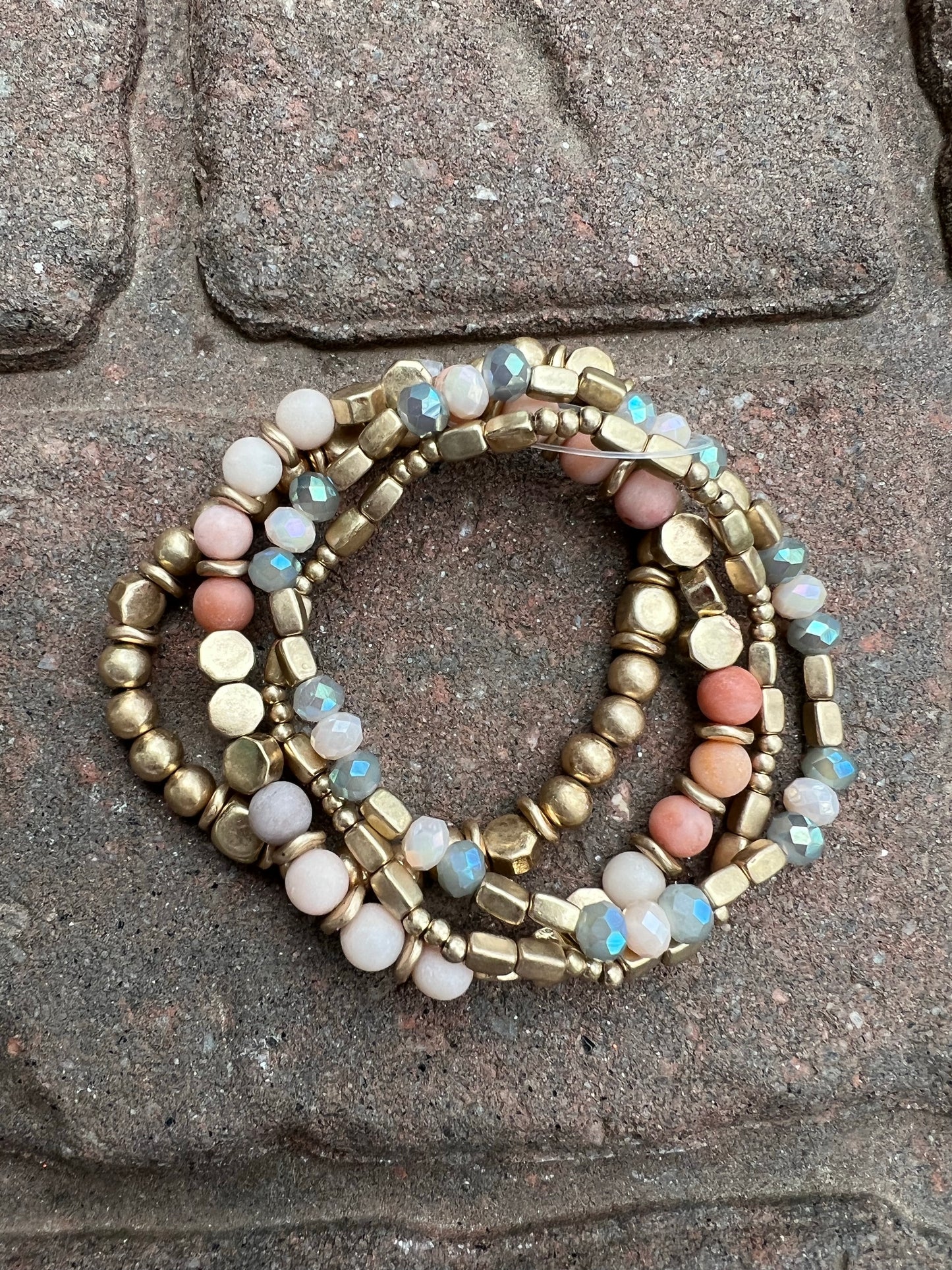 Gold Goddess Bracelet Set