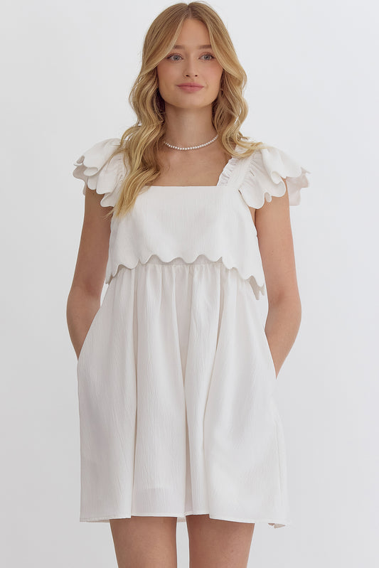 Oh So Sweet White Mini Dress