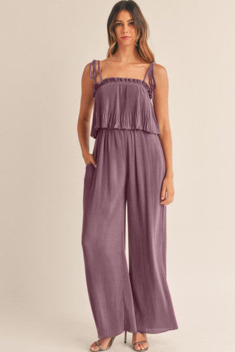 Chic Moment Pleated Jumpsuit