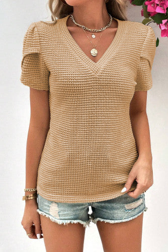 Always On My Mind Waffle Knit Top