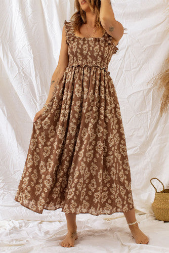 Step It Up Floral Maxi