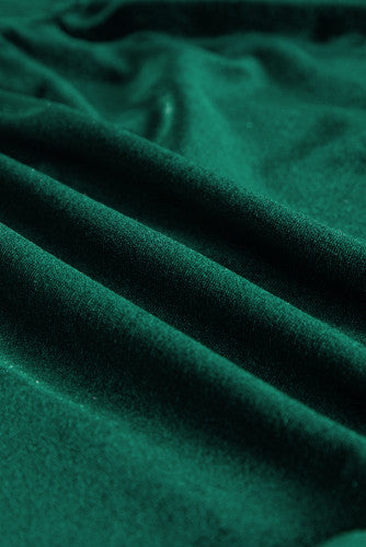 Evergreen Velvet Maxi Dress