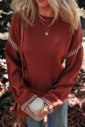 Red Dahlia Sweater