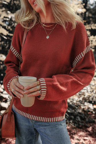 Red Dahlia Sweater