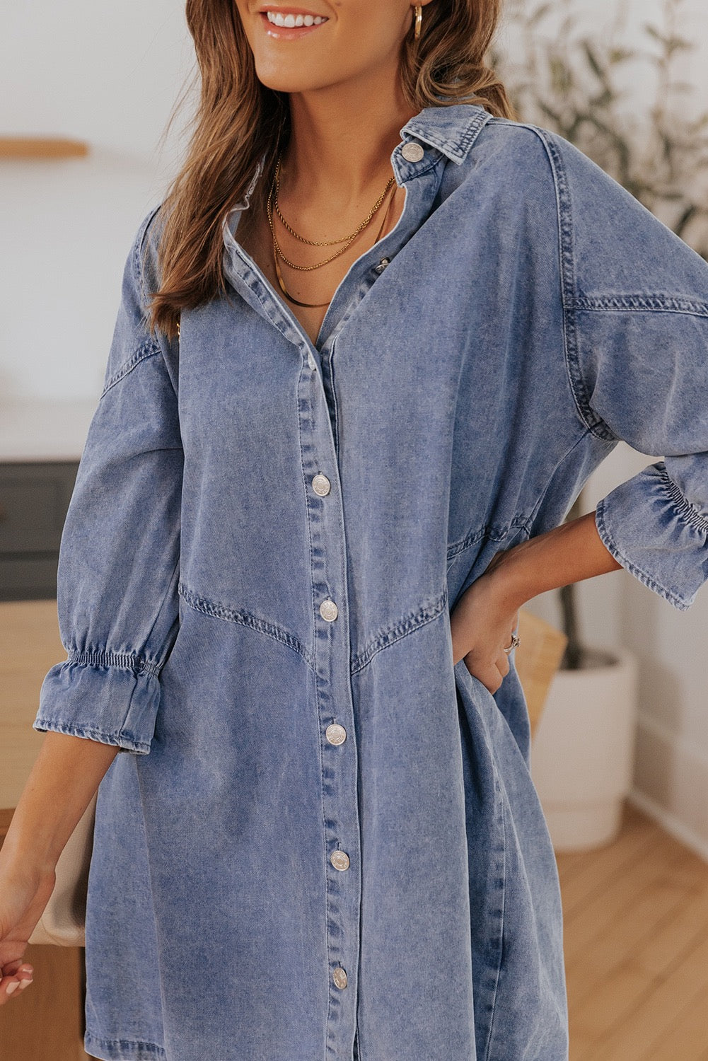 Downtown Daze Denim Dress