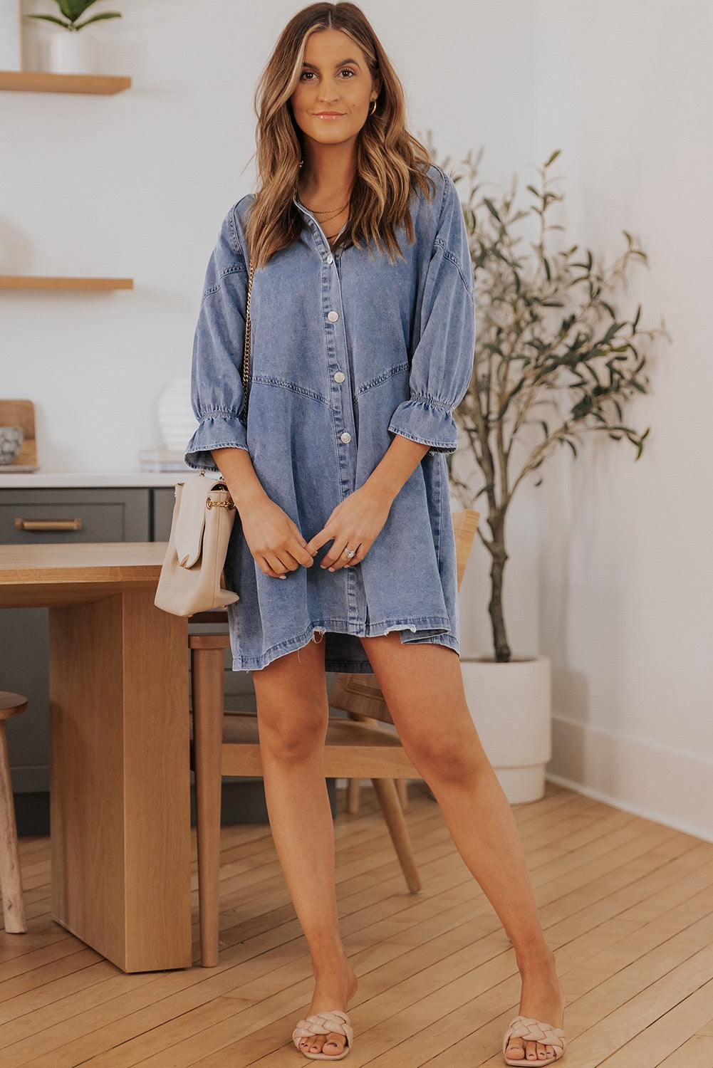 Downtown Daze Denim Dress