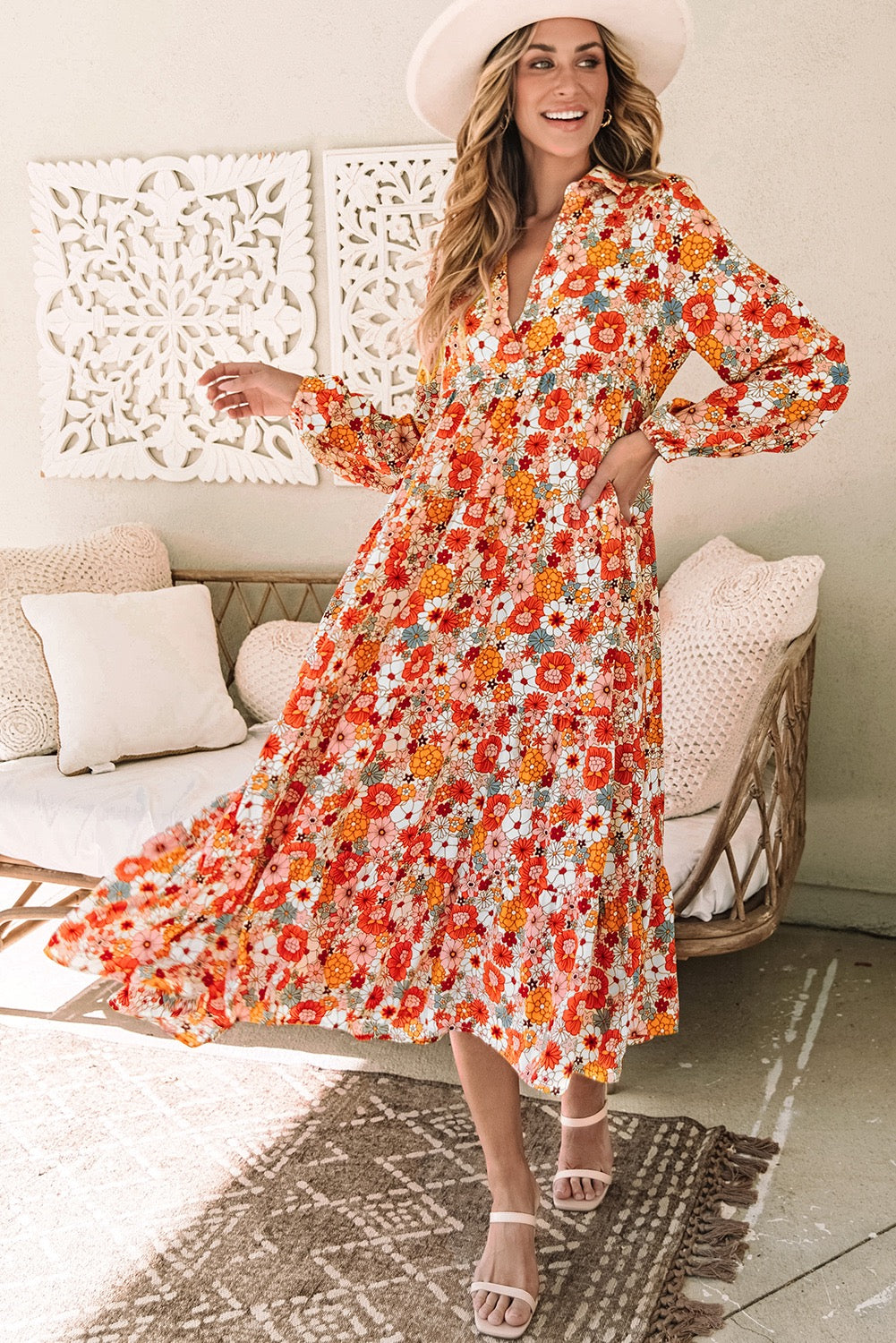 Isn’t It Fun Floral Boho Maxi