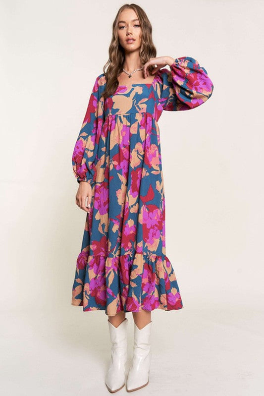 Through The Garden Maxi Dress