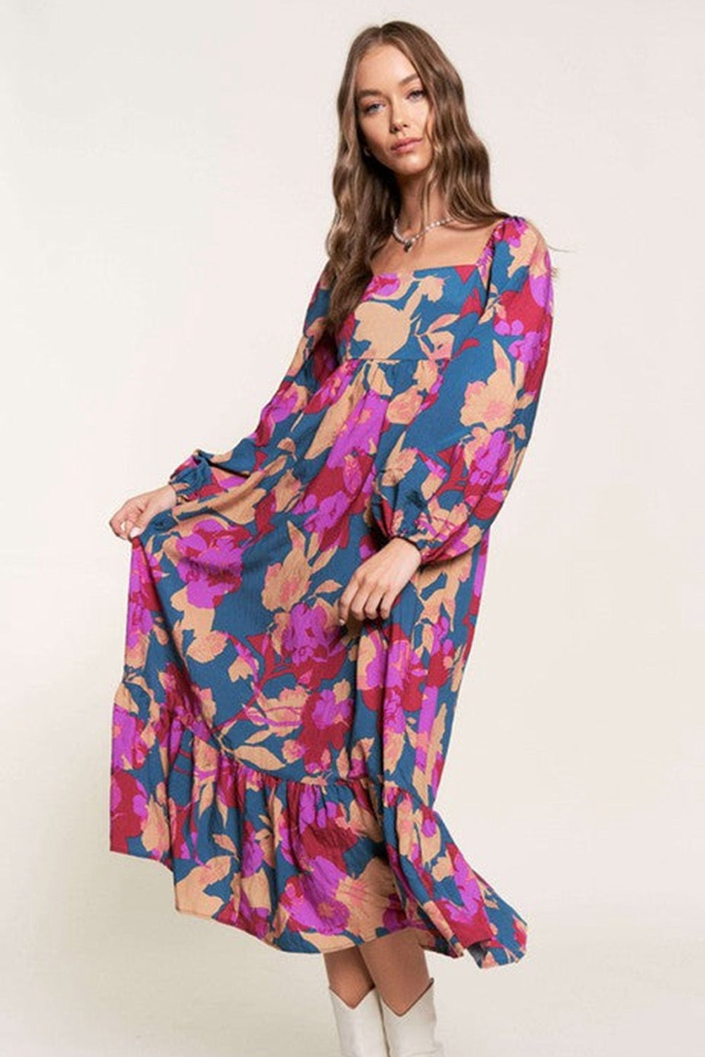 Through The Garden Maxi Dress