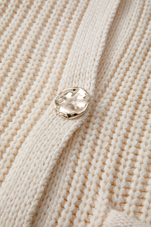 Gold Button Sweater Vest